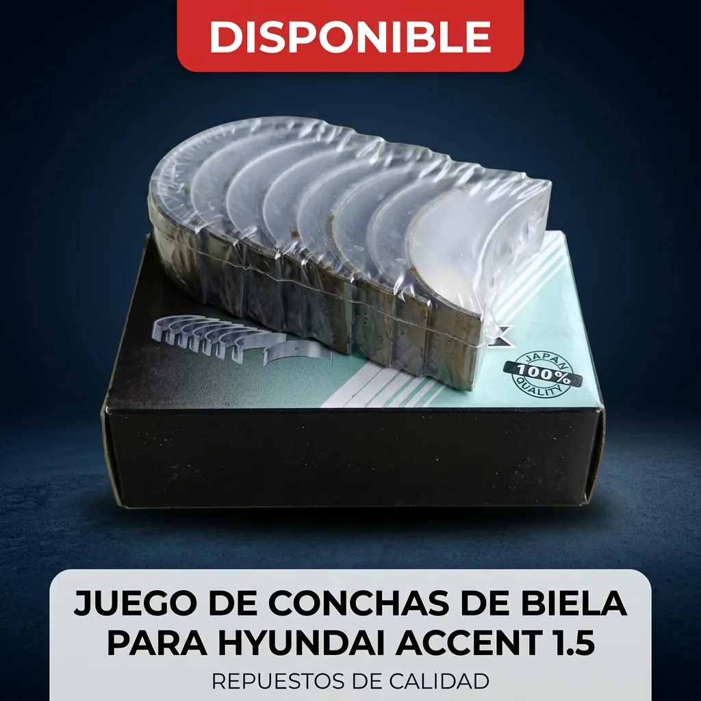 Juego de conchas de biela Hyundai Accent 1.5